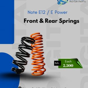 Note E12/EPower Front and Rear Springs